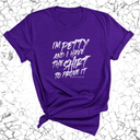 I'm Petty and I have the shirt to prove it Unisex Tee-T-Shirt-The Original God Ain't Petty But I Am