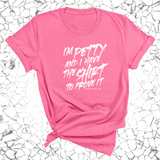 I'm Petty and I have the shirt to prove it Unisex Tee-T-Shirt-The Original God Ain't Petty But I Am