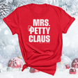 Mrs. Petty Claus Tee (Red/White)-T-Shirt-The Original God Ain't Petty But I Am
