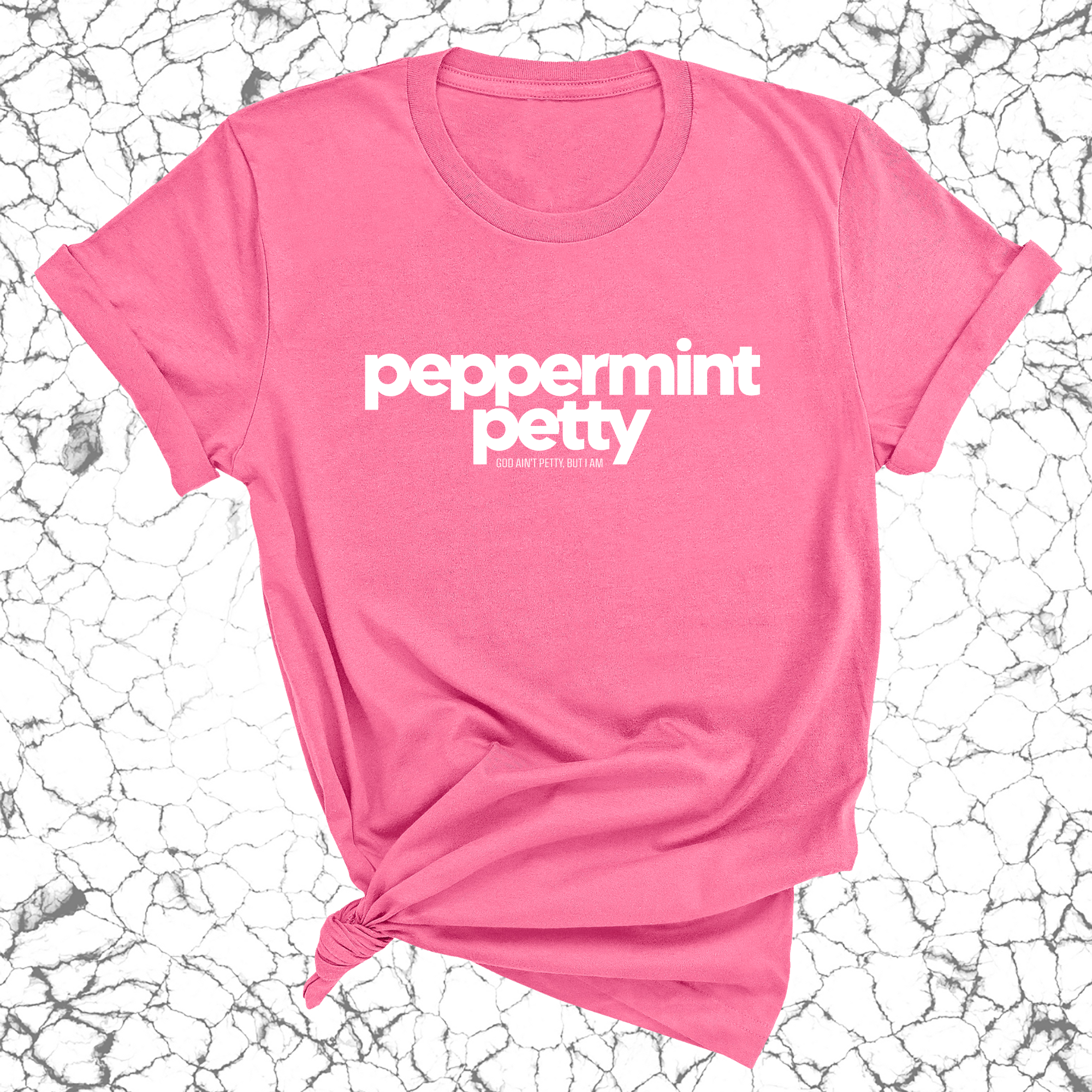 Peppermint Petty Unisex Tee-T-Shirt-The Original God Ain't Petty But I Am