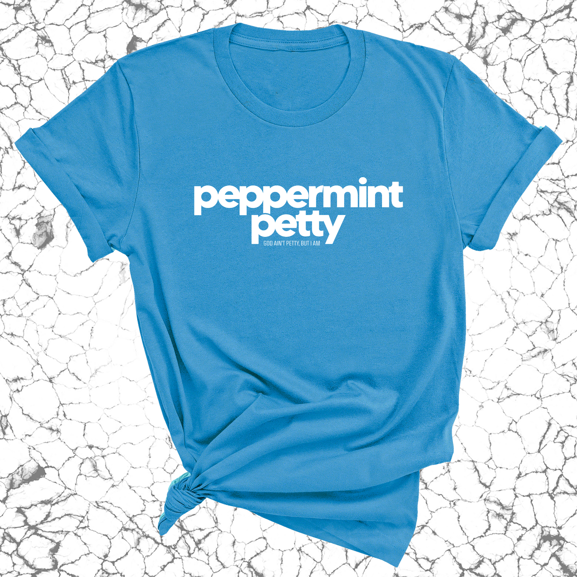 Peppermint Petty Unisex Tee-T-Shirt-The Original God Ain't Petty But I Am