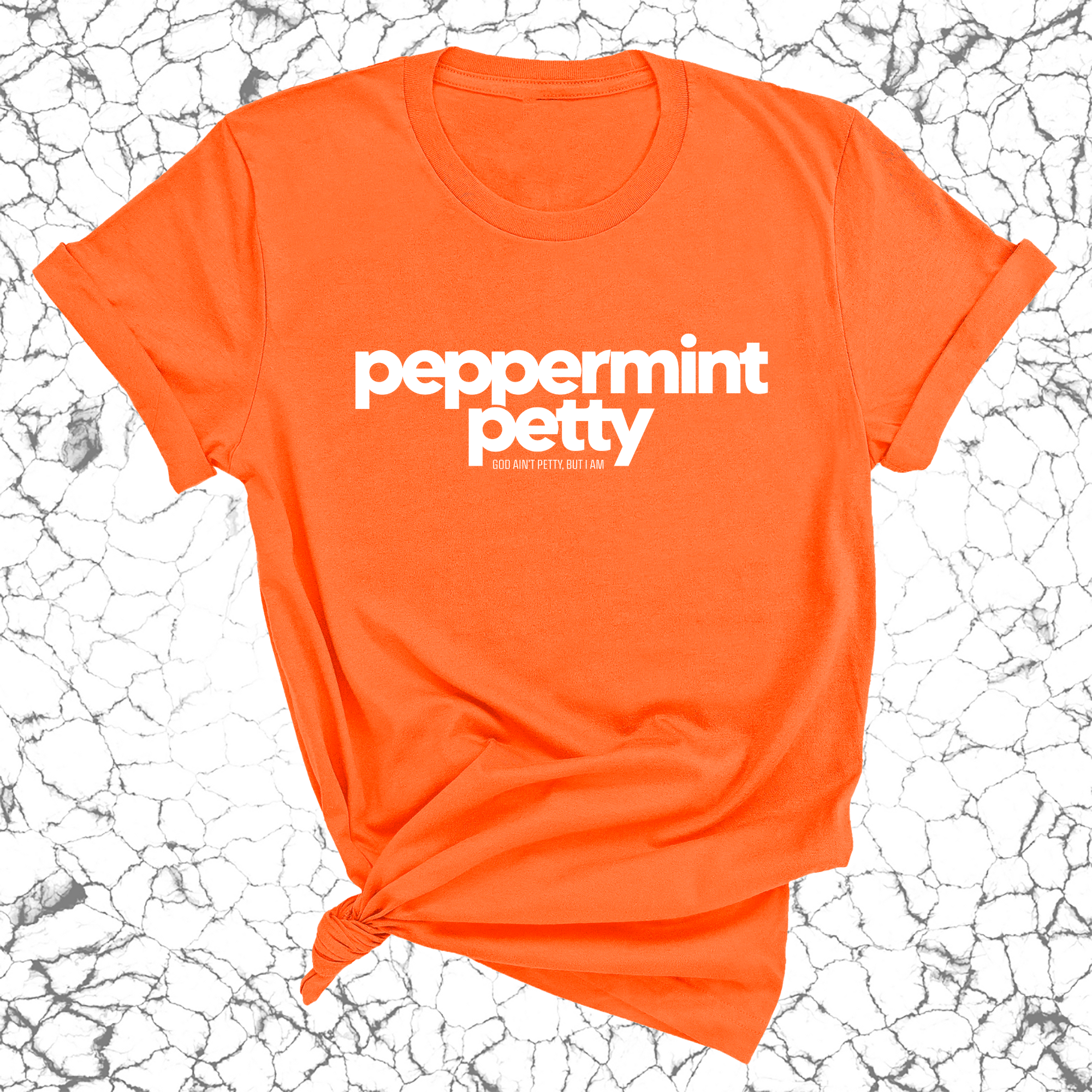 Peppermint Petty Unisex Tee-T-Shirt-The Original God Ain't Petty But I Am