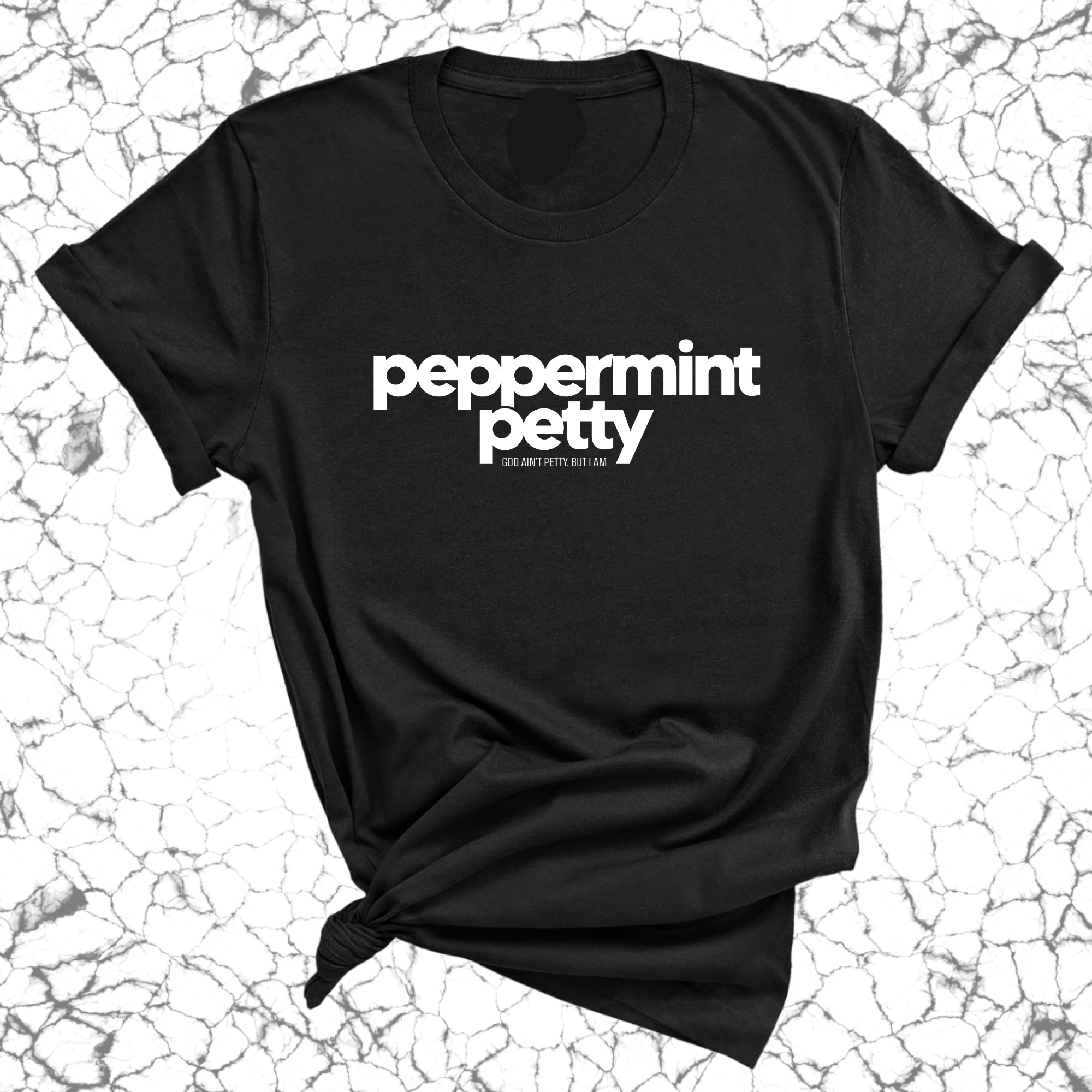 Peppermint Petty Unisex Tee-T-Shirt-The Original God Ain't Petty But I Am