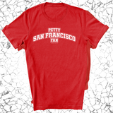 Petty San Francisco Fan Unisex Tee (Red/White)-T-Shirt-The Original God Ain't Petty But I Am