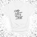 Petty Woman Walking Down The Street Unisex Tee-T-Shirt-The Original God Ain't Petty But I Am