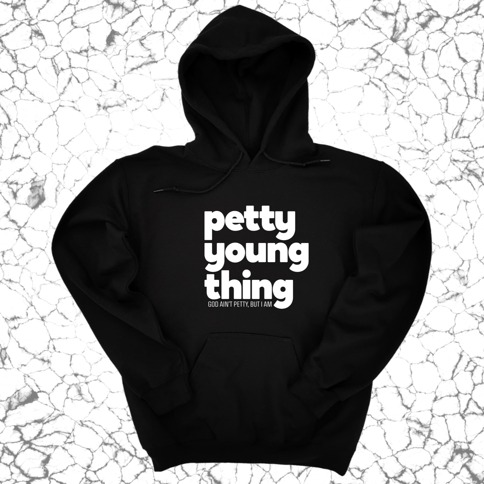 Petty Young thing Unisex Hoodie-Hoodie-The Original God Ain't Petty But I Am