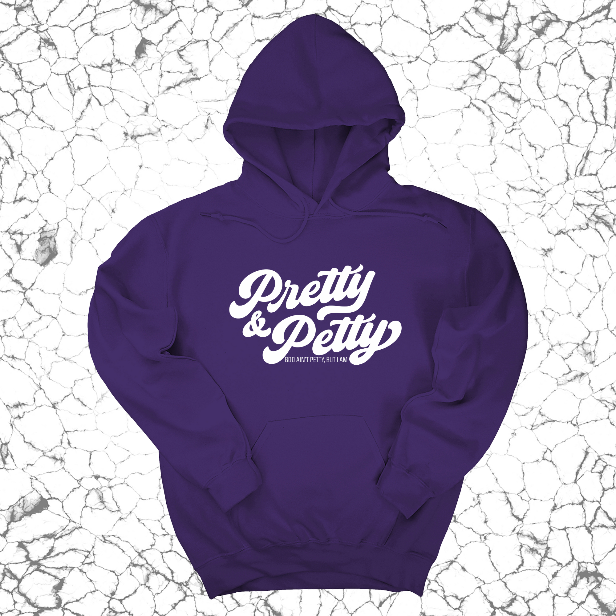 Pretty and Petty Unisex Hoodie-Hoodie-The Original God Ain't Petty But I Am