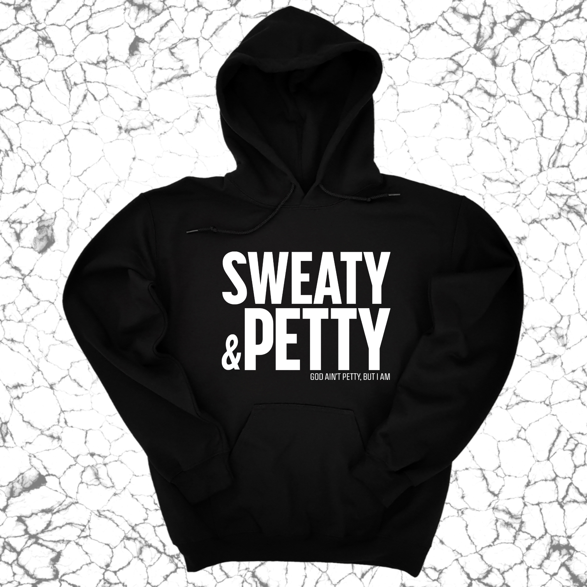 Sweaty and Petty Unisex Hoodie-Hoodie-The Original God Ain't Petty But I Am