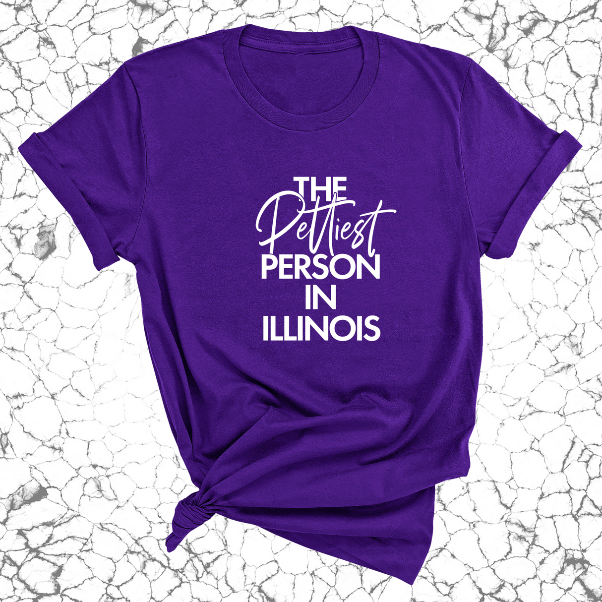 The Pettiest Person In Illinois Unisex Tee-T-Shirt-The Original God Ain't Petty But I Am