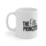 The Petty Princess Mug 11oz (White/Black)-Mug-The Original God Ain't Petty But I Am