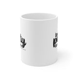 Too petty to Date Mug 11oz (White/Black)-Mug-The Original God Ain't Petty But I Am