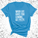 When life gives you lemons, get petty Unisex Tee-T-Shirt-The Original God Ain't Petty But I Am