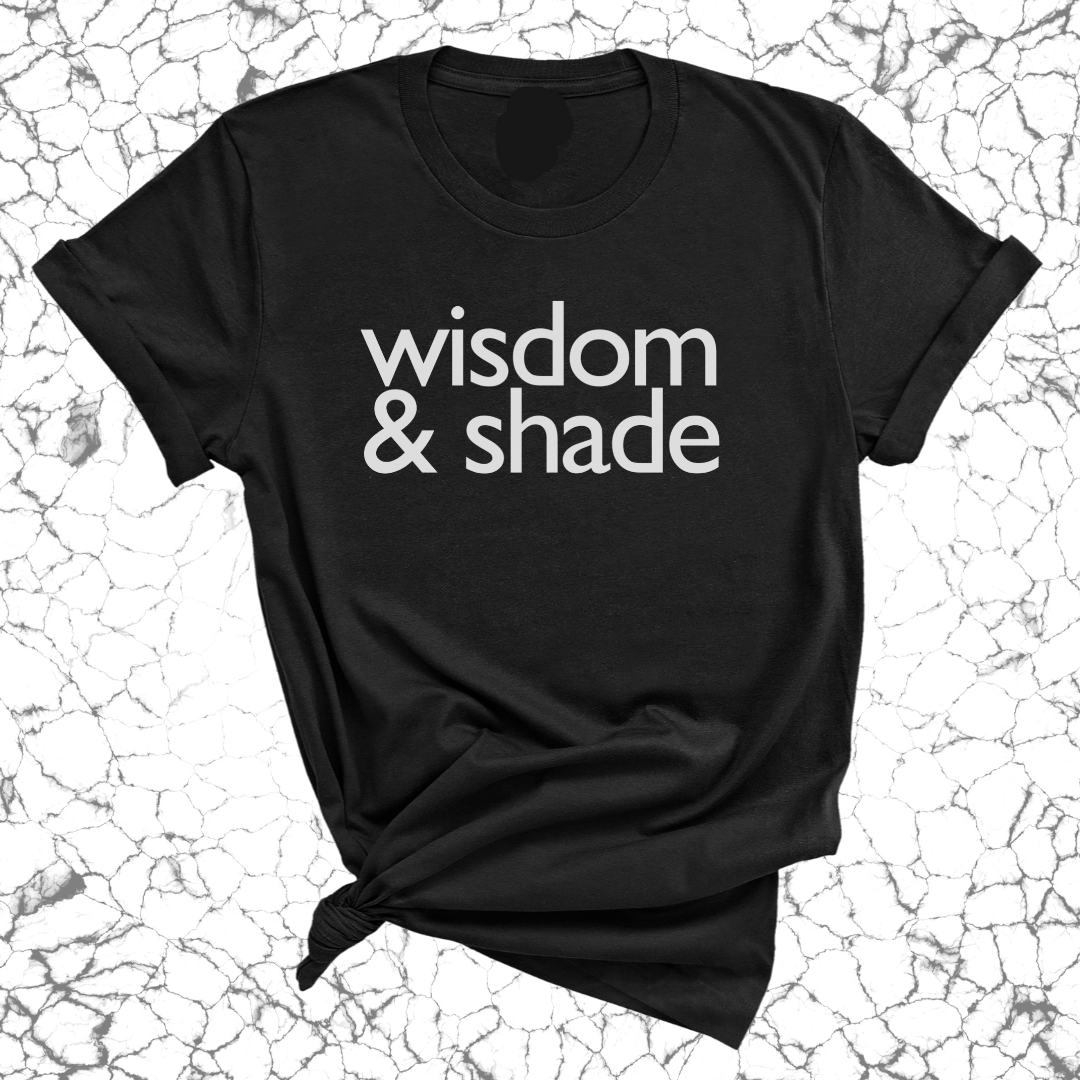 Wisdom & Shade Unisex Tee-T-Shirt-The Original God Ain't Petty But I Am