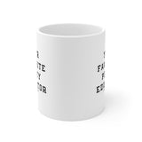 Your Favorite Petty Educator Mug 11oz (White/Black)-Mug-The Original God Ain't Petty But I Am
